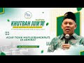 🔴LIVE Khutbah Jumat 27 September 2024 - KH. MARZUKI MUSTAMAR