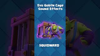 Clash Royale - All Evo Goblin Cage sound effects #clashroyale #supercell #evogoblincage