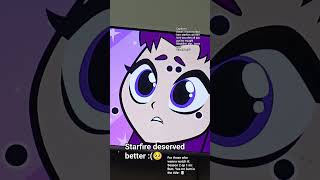 Starfire deserved better 🥺 #teentitans #blackfire #starfire #shortsyoutube #music