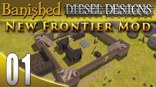 Banished Colonial Charter 1.4: EP01: New Frontier Mod! (City Building Series 60FPS)