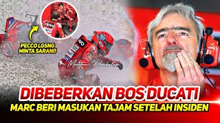 BOS DUCATI TERHARU🔥MARC MARQUEZ LANGSUNG BERI MASUKAN TAJAM DESMOSEDICI GP25 USAI CRASH TES SEPANG