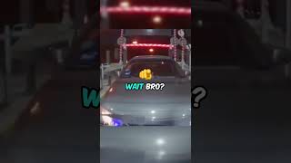 Reckless Driver Tries To Sneak Through A Toll Both! 😨