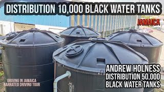 Andrew Holness Free Black Water Tanks Jamaica