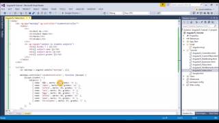 Creating Tables using AngularJS by CodesRoom