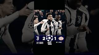 Juventus gets their victory against PSV in champions League match