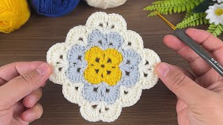 💯💥dünya nın en güzel ve kolay kare motifi / tek motifli bebek battaniyesi/ crochet baby blanket