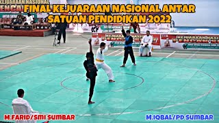 Final M.Iqbal/Pd Sumbar vs M.Farid/SMI Sumbar - Kejurnas Pelajar 2022