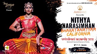 Vrindrani Awards -  Nithya Narasimhan  | The Lasya | Bharatanatyam