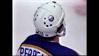 Gilbert Perreault's hat trick against Nordiques, november 1985