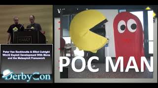 derbycon d3t1t2 peter van eeckhoutte and elliot cutright win32 exploit development with mona and the