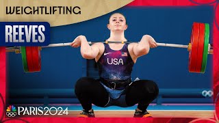 Olivia Reeves POWERS to historic U.S. weightlifting gold | Paris Olympics | NBC Sports