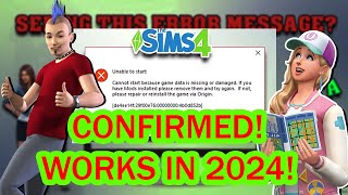 STILL WORKS IN 2024 ! How to Fix The Sims 4 Unable to Start Error in EA Desktop App | ERROR CODE 0