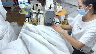 Computerized Lock Stitch Multi-needle Quilting Machine In Quilt Industry