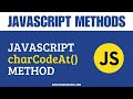 JavaScript charCodeAt() Method | JavaScript String Methods | JavaScript Methods