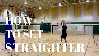 Volleyball Tip of the Week #13 - How to set straighter