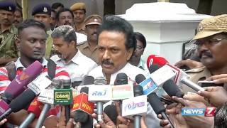 Stalin on DMK-DMDK alliance talks | News7 Tamil