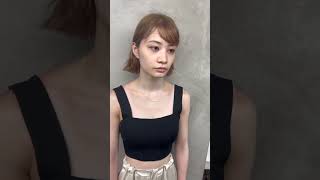 【美女】 ヘアとメイクで圧倒的美女に#あざとかわいい #カモメイク #shorts