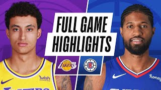 LAKERS at CLIPPERS | FULL GAME HIGHLIGHTS | May 6, 2021