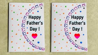 Easiest White paper Father’s Day card😍| Beautiful Greeting card| No scissors, No glue| #shorts #diy