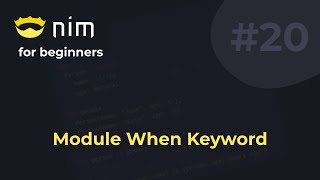 Nim for Beginners #20 Module Except Keyword