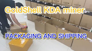 #Goldshell KDA miner is packing and shipping. #kadena #kd6se #kdbox