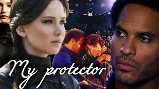 Katniss and Cinna - My protector