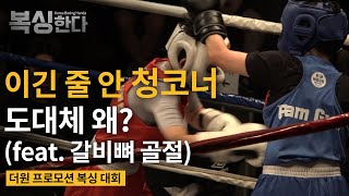 갈비뼈 골절 된 경기 [Korea Boxing Handa]