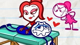 Pencilmate's Eventful SPA DAY! | Animated Cartoons Characters | Animated Short Films | Pencilmation