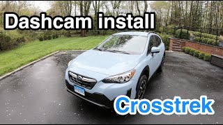 Subaru Crosstrek/Impreza dashcam hardwire kit installation