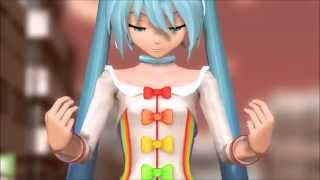 [MMD] Bullet Train Feat. Joni Fatora - PDAFT Rainbow Line Miku HD 1080p