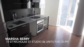 Marsha Berry Toronto Real Estate 75 St Nicholas St Studio 06 Units Frls 30-Ph