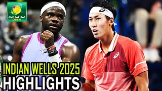 Yosuke Watanuki 陽介 綿貫 vs Frances Tiafoe Round 3 Highlights | Indian Wells 2025