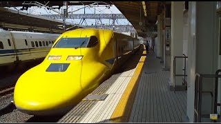 ドクターイエロー！こだま検測　＠米原駅　入線シーン　2010/06/02