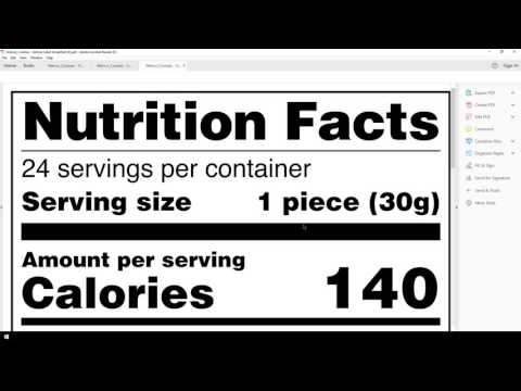 How to create a FDA Nutrition Facts Label (New 2016 Regulations) How to create a FDA Nutrition Facts Label (New 2016 Regulations)
