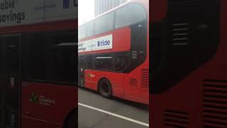 LK65BYX HA1 Enviro 400H City on route SL1 starting its journey from Walthamstow Central