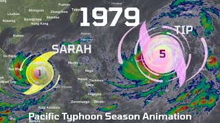 1979 West Pacific Typhoon Season Animation