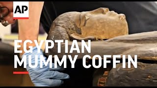 US scientists open Egyptian Mummy coffin