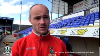 CaleyjagsTV: David Raven post match interview v Celtic, 11/04/2015