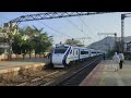 22225 mumbai solapur vande bharat express on its first commercial run skips neral centralrailways