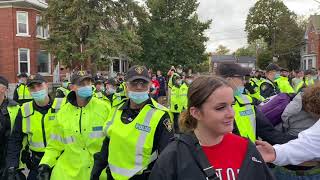 Aggravated Nuisance Parties in the University District, Kingston, on Saturday, Oct 16 2021.