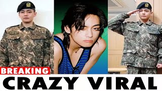 Crazy Viral: BTS V's Coffee Run In Military Uniform