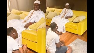 So Humble! Watch How Ooni Of Ife Crack Jokes With Lateef Adedimeji Inside His Palace