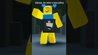 🖤idéias de skin masculina grátis 💙 #roblox #gratis @sisters blox oficial olhe o comentário fixado!