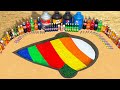 How To Make Rainbow Ice Cream With Orbeez & Big Fanta, 7up, Pepsi, Coca Cola and Mentos & Soda