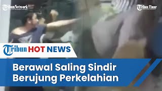 Berawal Saling Sindir, Aksi Anarkis Ibu ibu Tendang Kaca Jendela Rumah Tetangganya