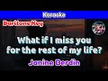 What if I miss you for the rest of my life? by Janine Berdin (Karaoke : Baritone Key)