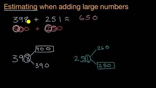 3rd Grade Lesson 14 Estimating when adding multi digit numbers