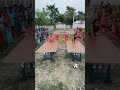 two village girls compete in an intense game of skill !