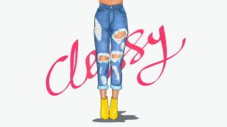 Discover How How To Draw Cartoon Ripped Jeans Knowledge Sharing Video Ripped Jeans Tutorial Adobe Draw How To Draw Cartoon Ripped Jeans V How To