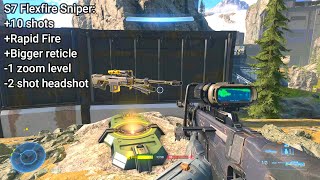 The NEW Flexfire Sniper in Halo Infinite is WILD (Gameplay)